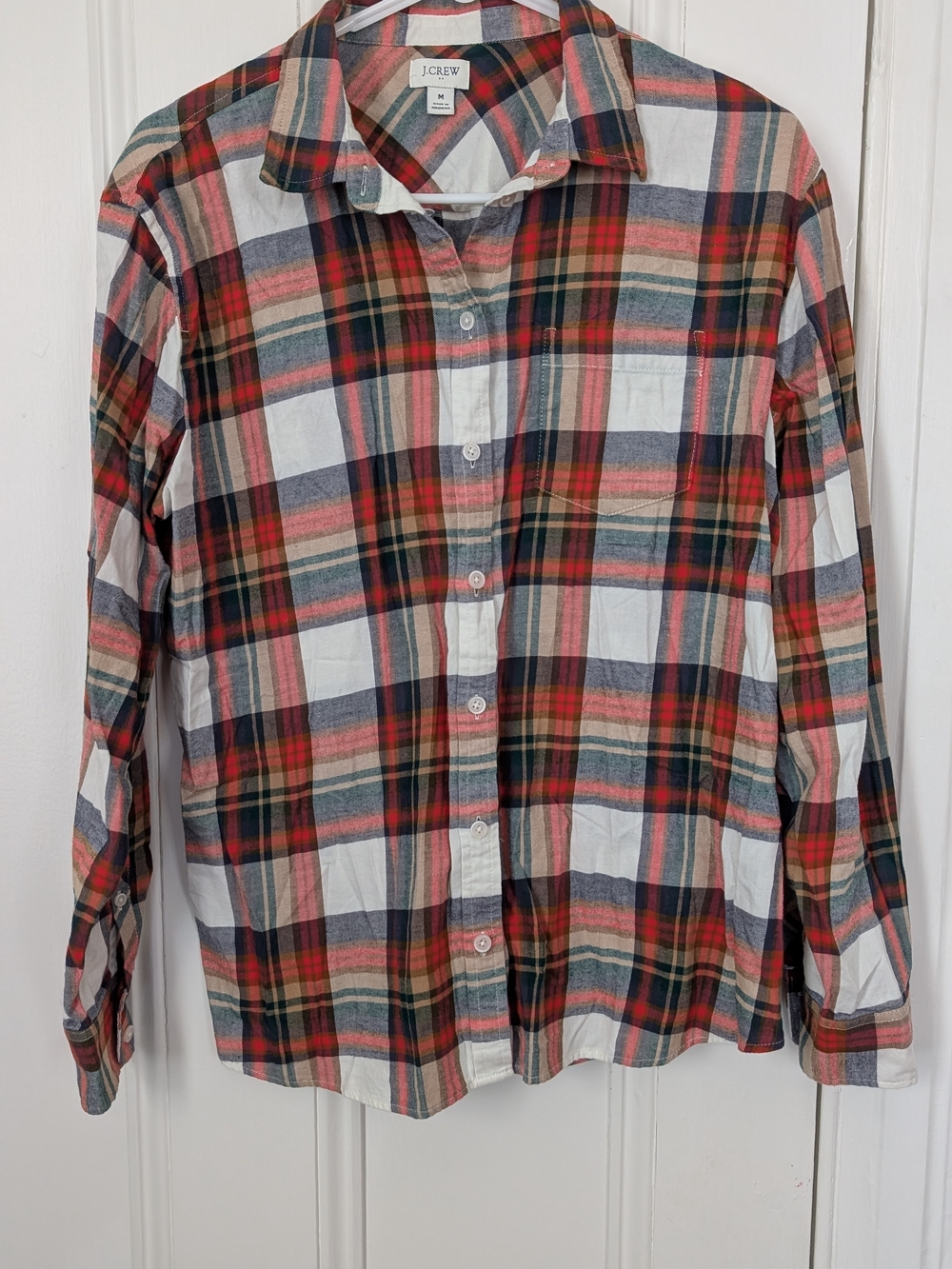 J. Crew Plaid Button-Down Shirt